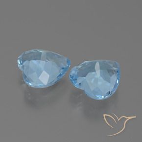 Shop natural 5.79ct Bleu Suisse Topaze gems, Cœur, from Brésil at GemSelect. In stock, global shipping!
