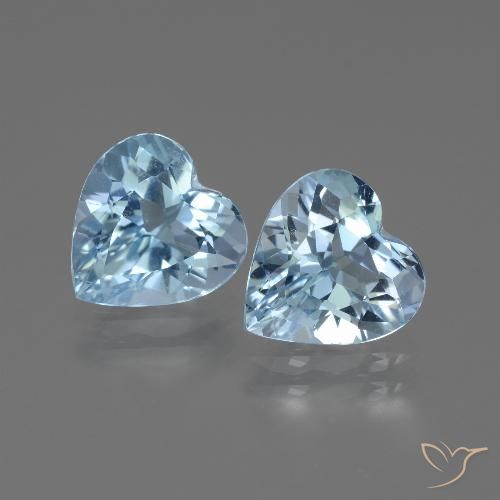 Shop natural 5.33ct Bleu Suisse Topaze gems, Cœur, from Brésil at GemSelect. In stock, global shipping!
