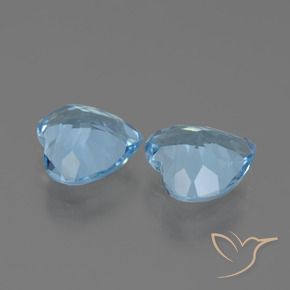 Shop natural 5.44ct Bleu ciel Topaze gems, Cœur, from Brésil at GemSelect. In stock, global shipping!