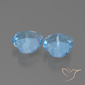 Shop natural 6.17ct Bleu ciel Topaze gems, Cœur, from Brésil at GemSelect. In stock, global shipping!