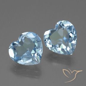 Shop natural 5.61ct Bleu Suisse Topaze gems, Cœur, from Brésil at GemSelect. In stock, global shipping!
