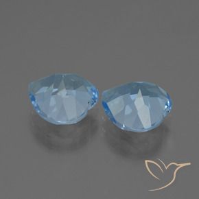 Shop natural 5.52ct Bleu ciel Topaze gems, Cœur, from Brésil at GemSelect. In stock, global shipping!