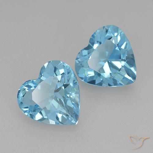 Shop natural 5.17ct Bleu Suisse Topaze gems, Cœur, from Brésil at GemSelect. In stock, global shipping!