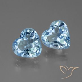 Shop natural 5.44ct Bleu Suisse Topaze gems, Cœur, from Brésil at GemSelect. In stock, global shipping!