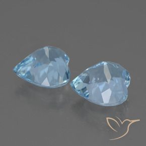 Shop natural 6.27ct Bleu ciel Topaze gems, Cœur, from Brésil at GemSelect. In stock, global shipping!