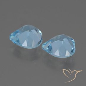 Shop natural 5.69ct Bleu Suisse Topaze gems, Cœur, from Brésil at GemSelect. In stock, global shipping!