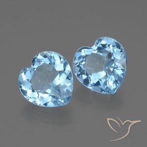 Shop natural 6.06ct Bleu ciel Topaze gems, Cœur, from Brésil at GemSelect. In stock, global shipping!