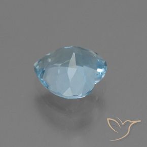 Topaze Bleu ciel naturelle Cœur, 2.83 ct, VVS