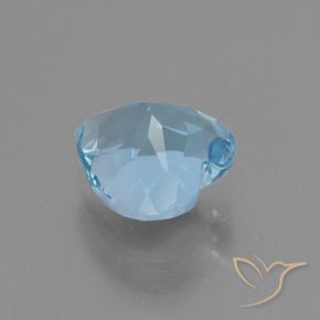 Topaze Bleu Suisse naturelle Cœur, 3.22 ct, VVS