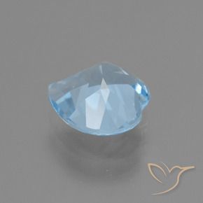Topaze Bleu ciel naturelle Cœur, 2.90 ct, VVS