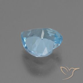 Topaze Bleu ciel naturelle Cœur, 2.91 ct, VVS