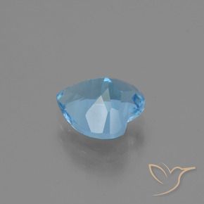 Topaze Bleu Suisse naturelle Cœur, 2.67 ct, VS