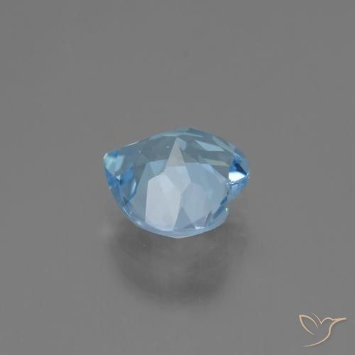 Topaze Bleu Suisse naturelle Cœur, 2.53 ct, VVS