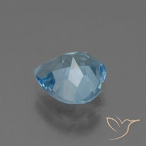 Topaze Bleu Suisse naturelle Cœur, 2.76 ct, VVS