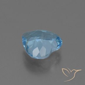 Topaze Bleu ciel naturelle Cœur, 2.44 ct, VVS