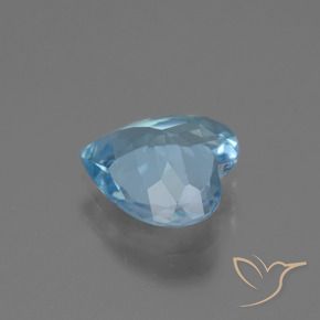 Topaze Bleu ciel naturelle Cœur, 2.31 ct, VVS