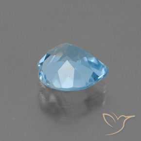 Topaze Bleu ciel naturelle Cœur, 2.71 ct, VVS