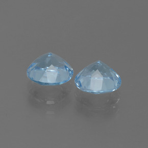 Achetez naturel 1,97ct bleue topaze gems, coupe roude, en provenance brésil chez gemselect. en stock, livraison internationale!