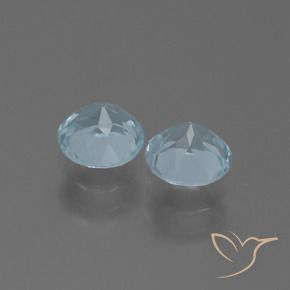 Achetez naturel 2.23ct Bleu ciel Topaze gems, Coupe roude, En provenance Brésil chez GemSelect. En stock, livraison internationale!