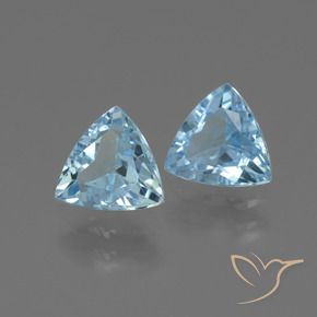 Shop natural 2.48ct Bleu ciel Topaze gems, Trillion, from Brésil at GemSelect. In stock, global shipping!