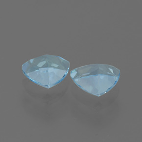 Achetez naturel 2.62ct Bleu ciel Topaze gems, Trillion, En provenance Brésil chez GemSelect. En stock, livraison internationale!