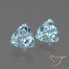 Shop natural 2.66ct Bleu ciel Topaze gems, Trillion, from Brésil at GemSelect. In stock, global shipping!