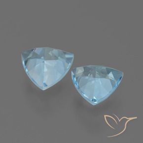 Shop natural 2.66ct Bleu ciel Topaze gems, Trillion, from Brésil at GemSelect. In stock, global shipping!