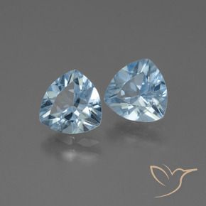 Shop natural 2.64ct Bleu ciel Topaze gems, Trillion, from Brésil at GemSelect. In stock, global shipping!