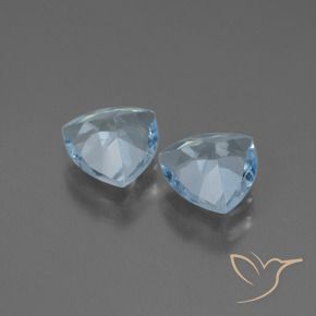 Shop natural 2.64ct Bleu ciel Topaze gems, Trillion, from Brésil at GemSelect. In stock, global shipping!