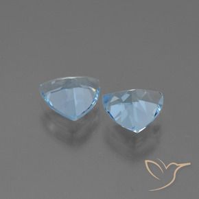 Shop natural 2.54ct Bleu ciel Topaze gems, Trillion, from Brésil at GemSelect. In stock, global shipping!