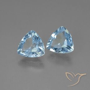 Shop natural 2.50ct Bleu Suisse Topaze gems, Trillion, from Brésil at GemSelect. In stock, global shipping!