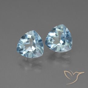 Shop natural 2.72ct Bleu ciel Topaze gems, Trillion, from Brésil at GemSelect. In stock, global shipping!
