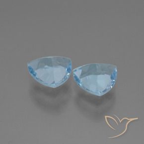 Shop natural 2.54ct Bleu ciel Topaze gems, Trillion, from Brésil at GemSelect. In stock, global shipping!