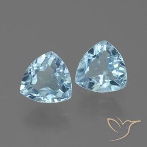 Shop natural 3.04ct Bleu ciel Topaze gems, Trillion, from Brésil at GemSelect. In stock, global shipping!