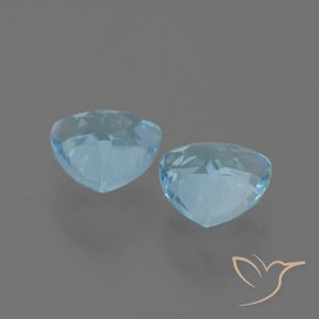Shop natural 3.04ct Bleu ciel Topaze gems, Trillion, from Brésil at GemSelect. In stock, global shipping!