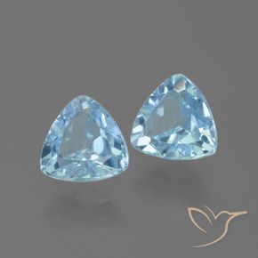 Shop natural 2.61ct Bleu ciel Topaze gems, Trillion, from Brésil at GemSelect. In stock, global shipping!