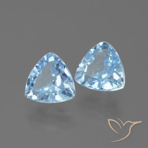 Shop natural 2.84ct Bleu Suisse Topaze gems, Trillion, from Brésil at GemSelect. In stock, global shipping!