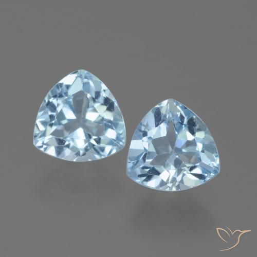 Shop natural 3.25ct Bleu Suisse Topaze gems, Trillion, from Brésil at GemSelect. In stock, global shipping!