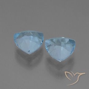 Shop natural 2.94ct Bleu Suisse Topaze gems, Trillion, from Brésil at GemSelect. In stock, global shipping!
