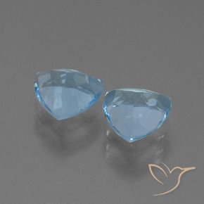 Shop natural 2.68ct Bleu ciel Topaze gems, Trillion, from Brésil at GemSelect. In stock, global shipping!