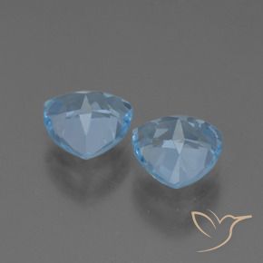 Shop natural 2.96ct Bleu Suisse Topaze gems, Trillion, from Brésil at GemSelect. In stock, global shipping!