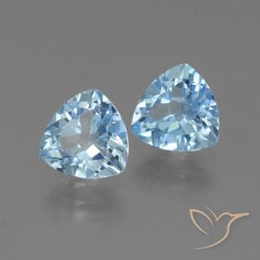 Shop natural 2.89ct Bleu Suisse Topaze gems, Trillion, from Brésil at GemSelect. In stock, global shipping!