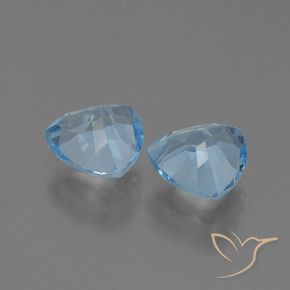 Shop natural 2.89ct Bleu Suisse Topaze gems, Trillion, from Brésil at GemSelect. In stock, global shipping!