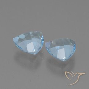 Shop natural 2.94ct Bleu ciel Topaze gems, Trillion, from Brésil at GemSelect. In stock, global shipping!