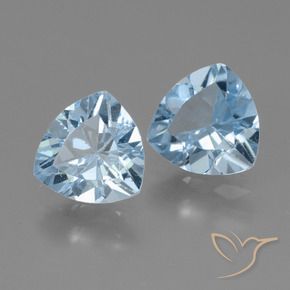 Shop natural 2.57ct Bleu ciel Topaze gems, Trillion, from Brésil at GemSelect. In stock, global shipping!
