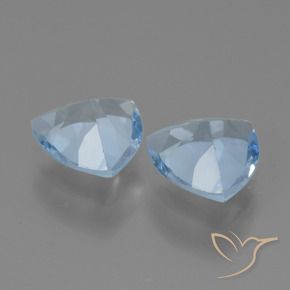 Shop natural 2.57ct Bleu ciel Topaze gems, Trillion, from Brésil at GemSelect. In stock, global shipping!