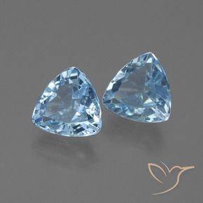 Shop natural 2.55ct Bleu ciel Topaze gems, Trillion, from Brésil at GemSelect. In stock, global shipping!
