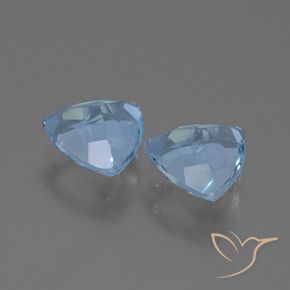 Shop natural 2.55ct Bleu ciel Topaze gems, Trillion, from Brésil at GemSelect. In stock, global shipping!