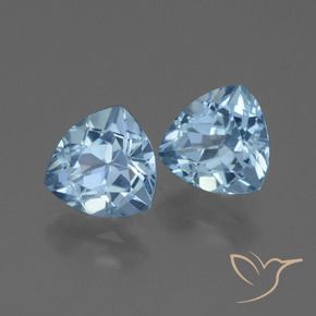 Shop natural 2.84ct Bleu ciel Topaze gems, Trillion, from Brésil at GemSelect. In stock, global shipping!