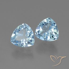 Shop natural 3.14ct Bleu ciel Topaze gems, Trillion, from Brésil at GemSelect. In stock, global shipping!